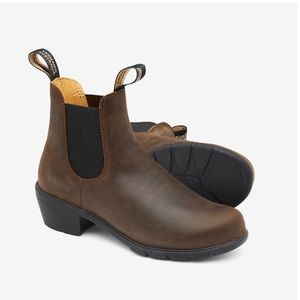 Blundstone 1673 antique brown heel